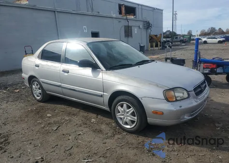 2000 Suzuki Esteem Gl из США, поврежденный, VIN JS2GB41S8Y5184253